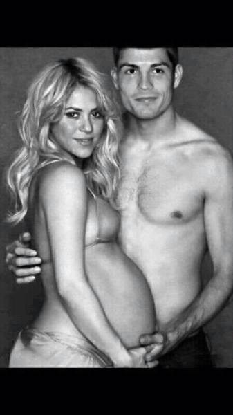 cristiano ronaldo shakira barça madrid