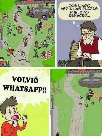 La caída de Whatsapp