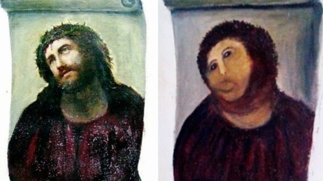 Comparativa cuador ecce homo de Borja